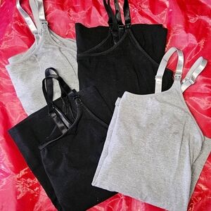 4 Sonoma Maternity Nursing Tanks Size Large